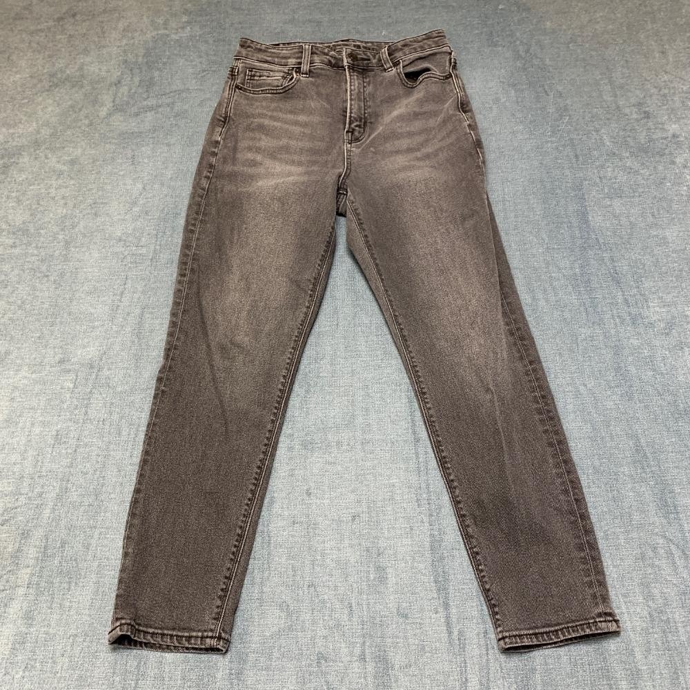 American Eagle Outfitters Jeans Womens 4 28x27 Gray Denim High Rise Tapered Leg